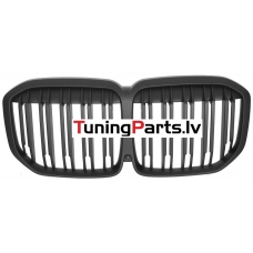 BMW X7 G07 (18-22) priekšējās restes melnas/matētas dubultās BMW X7 G07 (18-22) priekšējās restes melnas/matētas dubultās