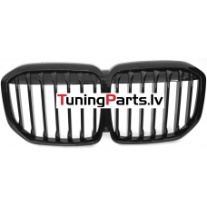 BMW X7 G07 (18-22) priekšējās restes melnas/glancētas
