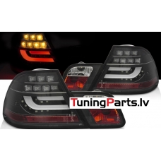BMW E46 kupejas (98-03) LED BAR aizmugurējie lukturi, melni