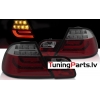 BMW E46 kupejas (98-03) LED BAR aizmugurējie lukturi, sarkani/tonēti