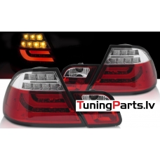 BMW E46 kupejas (03-06) LED BAR aizmugurējie lukturi, sarkani