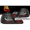 BMW E46 kupejas (03-06) LED BAR aizmugurējie lukturi, melni