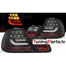 BMW E46 kupejas (03-06) LED BAR aizmugurējie lukturi, melni