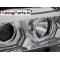 BMW E90/E91 (05-08) priekšējie lukturi, 3D LED eņģeļ acis, LED pagriezieni, hromēti