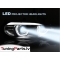 BMW X5 E70 07-13 (XENON OEM) priekšējie lukturi LED, 3D LED eņģeļ acis, melni, DRL