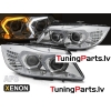 BMW E90/E91 (09-11) LCI priekšējie lukturi 3D LED, xenona, AFS, hromēti