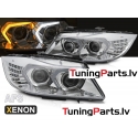 BMW E90/E91 (09-11) LCI priekšējie lukturi 3D LED, xenona, AFS, hromēti