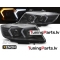 BMW E90/E91 (09-11) LCI priekšējie lukturi 3D LED, xenona, AFS, melni BMW E90/E91 (09-11) LCI priekšējie lukturi 3D LED, xenona, AFS, melni
