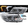 BMW E90/E91 (05-08) priekšējie lukturi, FULL LED, hromēti