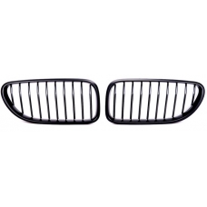 BMW F06 / F12 / F13 priekšējās restes, melnas matētas