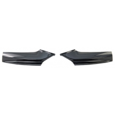 BMW F10/F11 (10-16) priekšējā M pack bampera uzlikas melnas/glancētas