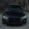 BMW F30/F31 (11-19) priekšējā M-tech bampera uzlika M Performance melna/glancēta