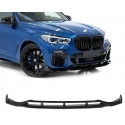 BMW X5 G05 (19-23) M-pack priekšējā bampera uzlika Aero style melna/glancēta