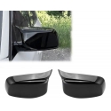BMW E60/E61 (03-10) spoguļu uzlikas melnas/glancētas M style