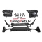 BMW G20 (22-26) LCI aizmugurējais bamperis Sport Look ar PDC ar Parking Assist + difuzors melns/glancēts -OO-OO-