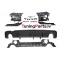 BMW G20 (22-26) LCI aizmugurējais bamperis Sport Style ar PDC ar Parking Assist + difuzors melns/glancēts -O--O-