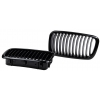 BMW E38 (94-02) priekšējās restes, melnas glancētas