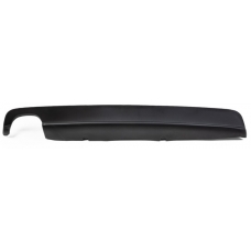 BMW E39 sedana + touringa aizmugurējā M pack bampera diffuzors, 1 izpūtēja vieta, melns BMW E39 sedana + touringa aizmugurējā M pack bampera diffuzors, 1 izpūtēja vieta, melns