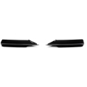 BMW E90/E91 (05-08) M-pack priekšējā bampera spoileri melni/glancēti