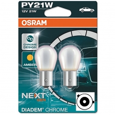 Osram Diadem PY21W, BAU15s oranžas spuldzes pagriezieniem