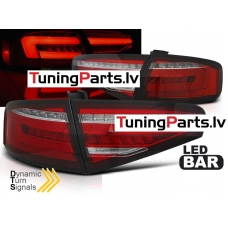 AUDI A4 B8 12-15 SEDAN OEM LED aizmugurējie LED lukturi, Sarkani/Balti, SEQ