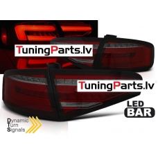 AUDI A4 B8 12-15 SEDAN OEM BULB aizmugurējie LED lukturi, sarkani/tonēti, SEQ