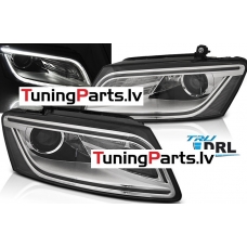 AUDI Q5 12-17 priekšējie lukturi, LED dayline, DRL, hromēti