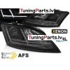 AUDI TT 06-10 8J AFS LED Priekšējie lukturi, DRL, SEQ, Melni, Xenon