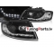 AUDI A4 B6 CABRIO 02-06 priekšējie LED Daylight lukturi, melni