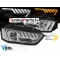 AUDI A4 B8 12-15 LED Priekšējie lukturi, DRL, SEQ, Hromēti, Xenon