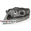 Audi A6 C6 (04-08) priekšējais lukturis, melns, Bi-xenona, kreisā puse
