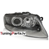 Audi A6 C6 (04-08) priekšējais lukturis, melns, Bi-xenona, labā puse