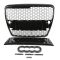 Audi A6 C6 (04-08) priekšējā reste, melna/glancēta, RS style