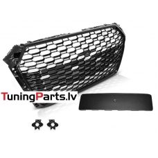 AUDI A4 B9 (15-19) priekšējā reste, melna, glancēta, RS style