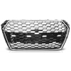 Audi A4 B9 (15-19) priekšējā reste RS style melna/hromēta ar PDC