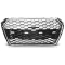 Audi A4 B9 (15-19) priekšējā reste RS style melna/hromēta ar PDC Audi A4 B9 (15-19) priekšējā reste RS style melna/hromēta ar PDC