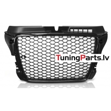 Audi A3 8P (08-12) priekšējā reste, melna/glancēta, RS style ar PDC