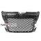 Audi A3 8P (08-12) priekšējā reste, melna/glancēta, RS style ar PDC