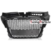 Audi A3 8P (08-12) priekšējā reste, melna/glancēta, RS style ar PDC