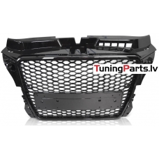 Audi A3 8P (08-12) priekšējā reste, melna/glancēta, RS style ar PDC