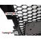 Audi A3 8P (08-12) priekšējā reste, melna/glancēta, RS style ar PDC
