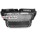 Audi A3 8P (08-12) priekšējā reste, melna/glancēta/hromēta, RS style ar PDC