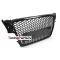 Audi A4 B8 (08-11) priekšējā reste, melna/glancēta, RS-style ar PDC