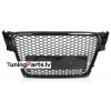 Audi A4 B8 (08-11) priekšējā reste, melna/glancēta, RS-style ar PDC