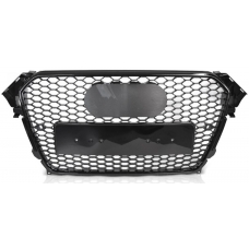 Audi A4 B8 (11-15) priekšējā reste, melna/glancēta, RS-style ar PDC