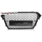 Audi A4 B8 (11-15) priekšējā reste, melna/glancēta, RS-style ar PDC