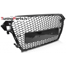 Audi A4 B8 (11-15) priekšējā reste, melna/glancēta, RS-style ar PDC