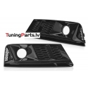 Audi A4 B9 (15-19) miglas lukturu restes, melnas/glancētas Sport style