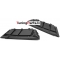 Audi A4 B9 (15-19) miglas lukturu restes, melnas/glancētas Sport style