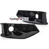 Audi A4 B9 (20-24) miglas lukturu restes, melnas/glancētas Sport style
